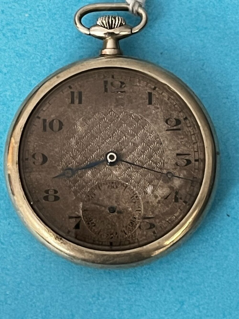 Antique Maestria? pocket watch w nickel r pur case runs